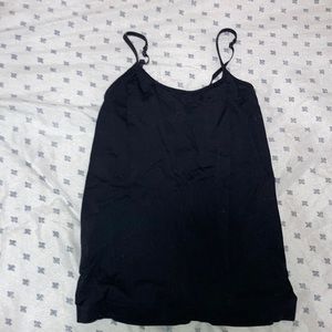Black tank top